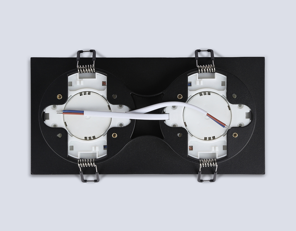 TN6712/2 BK черный IP44 GX53/2 max 15W 210*105*45