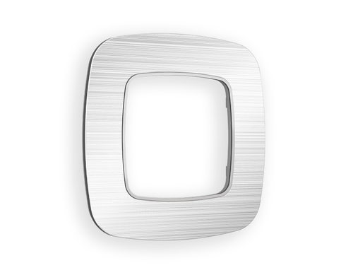 Купить OF580101 Рамка OMEGA Radian (Серебро Металл шлифованный) 1-ая