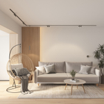 DK5742-DN Светильник для трека SHINE SPOT со светодиодом, D35*H100, 48V DC, 8W*2 , RA?90, 3000K, IP20, темный никель, алюминий