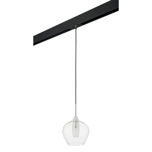 Купить PRO803041 Светильник д/1-фазн трека PENTOLA 1х25W G9 ХРОМ/ПРОЗРАЧНЫЙ/ЧЕРНЫЙ (803041+595007)