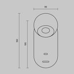 Настенный светильник (бра) Maytoni MOD434WL-L5BS3K