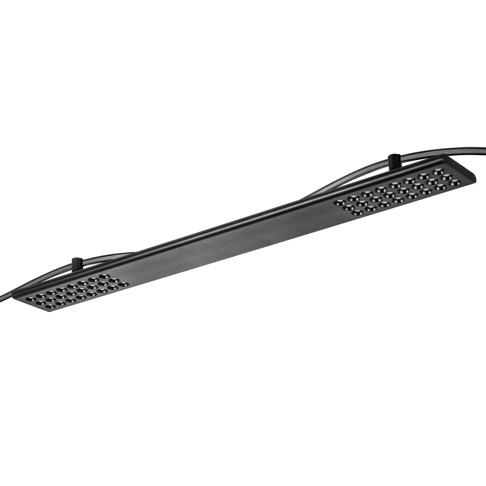 267937 Светильник 48V д/1-фазн трека DUE LED 2х24W+15W 2900LM 90G ЧЕРНЫЙ 3000K IP20