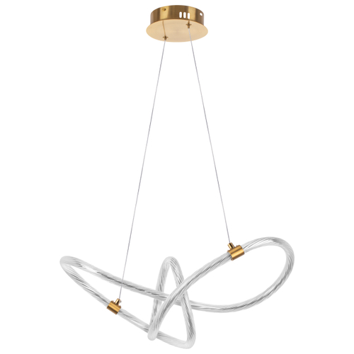 Купить 737503 Люстра CORINTO 35W LED 3007LM 360G ЗОЛОТО DIM 3000-6000K
