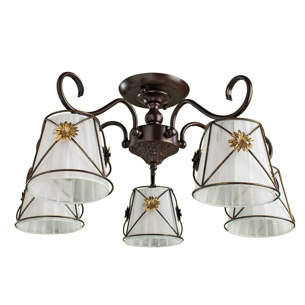 Потолочная люстра Arte Lamp FORTUNA A5495PL-5BR
