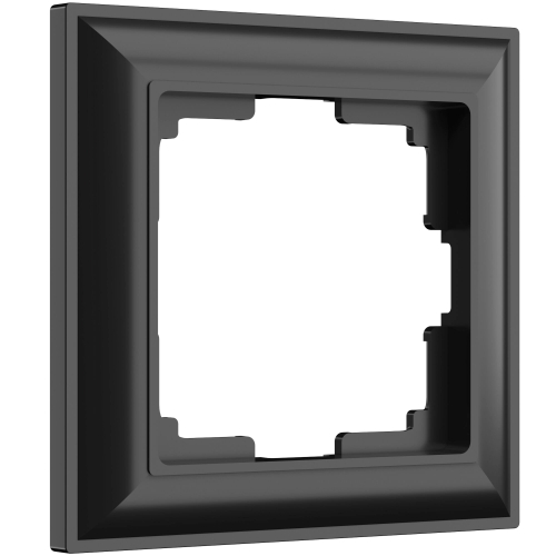 Купить Рамка из поликарбоната на 1 пост Fiore черный W0012208