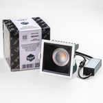 385447 Светильник CICLONE QUAD 12W LED 923LM 60G БЕЛЫЙ/ЧЕРНЫЙ 4000K IP65