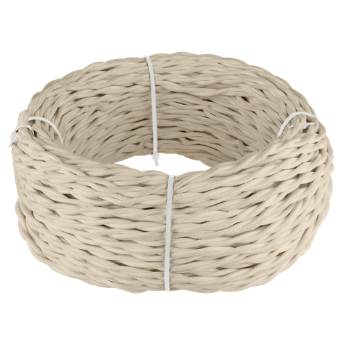 Купить Ретро кабель витой  2х1,5 песочный 50 м W6452546