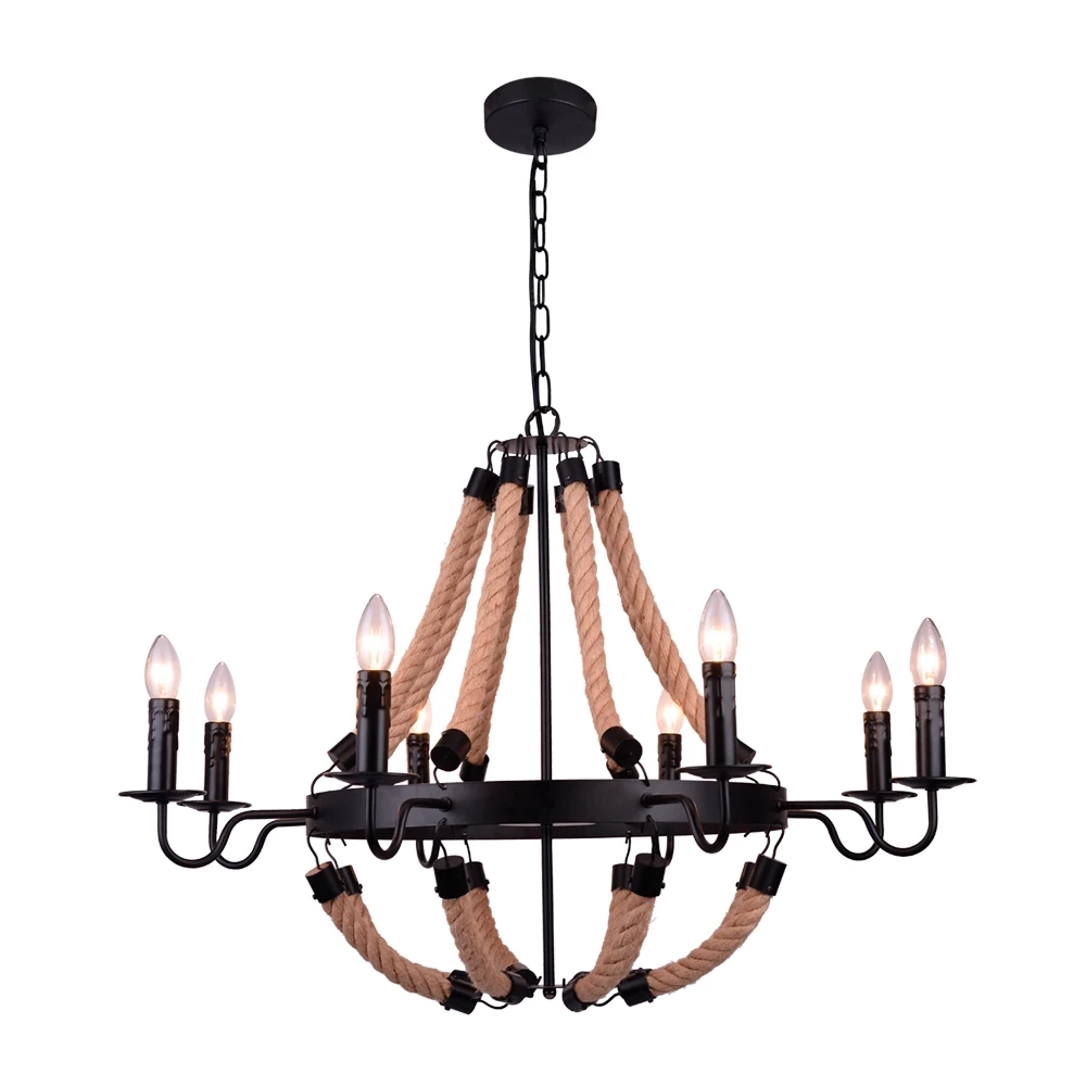 Подвесная люстра Arte Lamp MARSIGLIA A8956LM-8BK