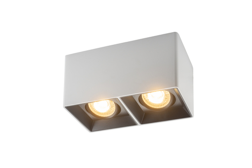 Купить DK3035-WB Светильник накладной IP 20, 10 Вт, GU5.3, LED, белый/черный, пластик