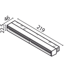 Трековый светильник Technical TR106-2-12W3K-B