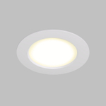 DK3046-WH Встраиваемый светильник, IP 20, 5Вт, LED, белый, пластик