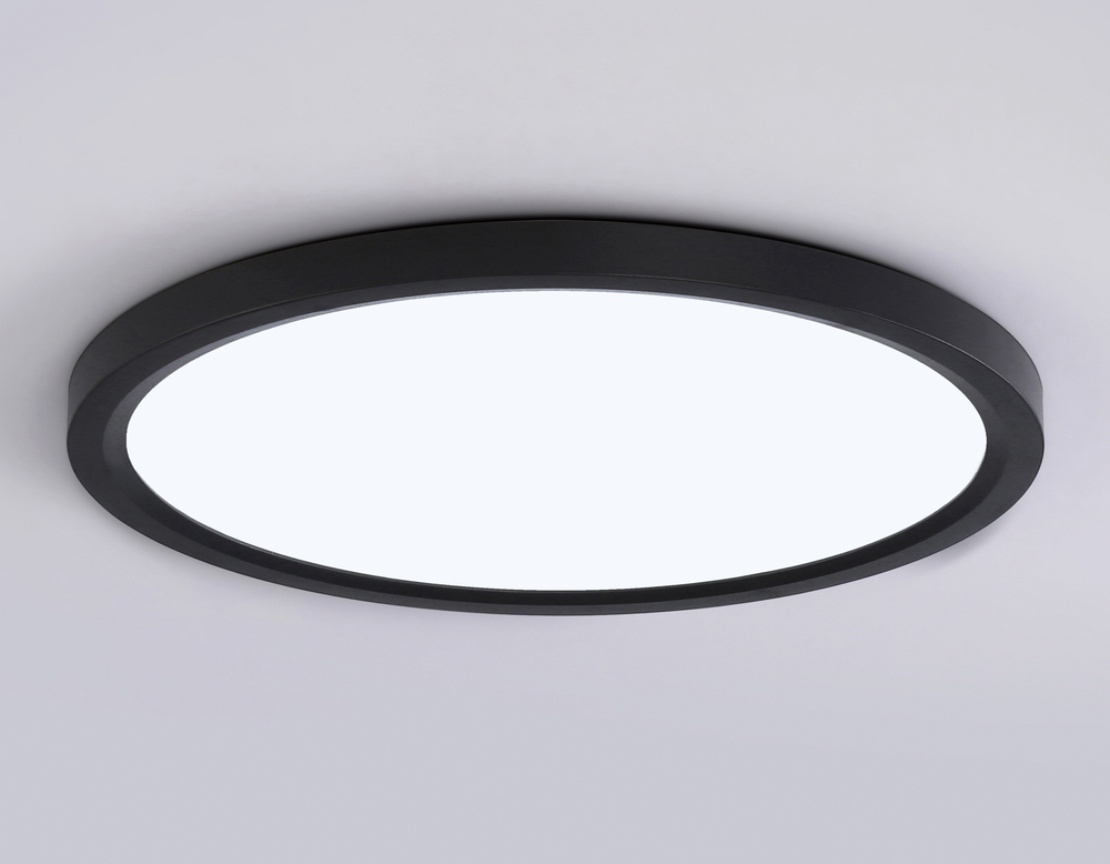 FZ1910 BK черный IP54 44W 3000K-6500K CCT-переключатель D600*25 (Без ПДУ)