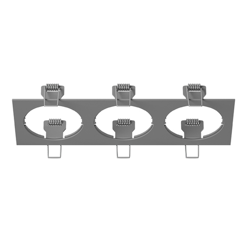 Купить 217539 Рамка INTERO 16 Triple QUADRO СЕРЫЙ