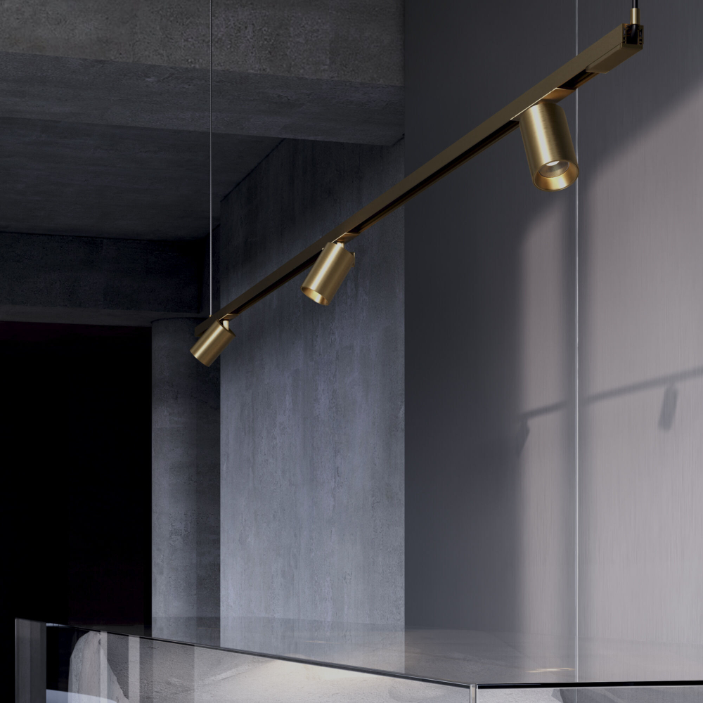 Brass Line Трековый светильник 10W 3000K латунь 85525/01