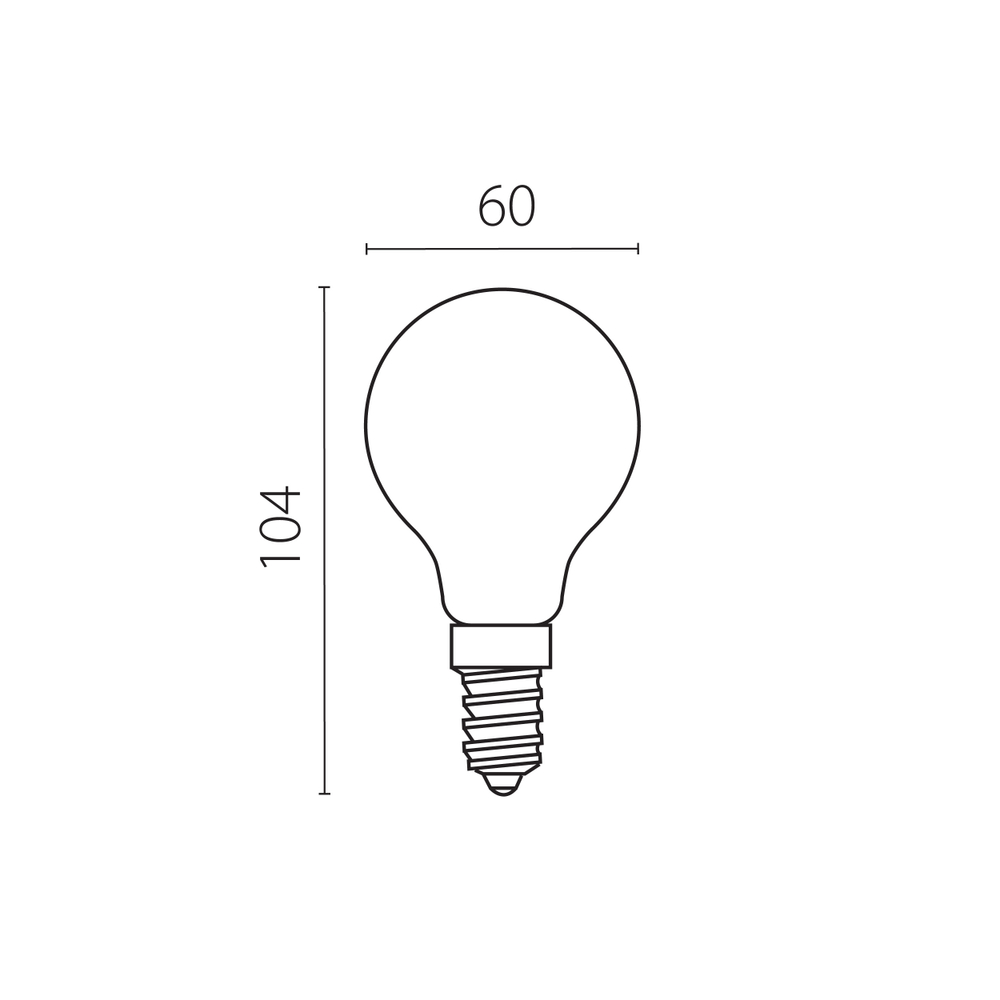 933002 Лампа энергосберегающая LED FILAMENT 220V A60 E27 8W=80W 810LM 360G CL 3000K 15000H