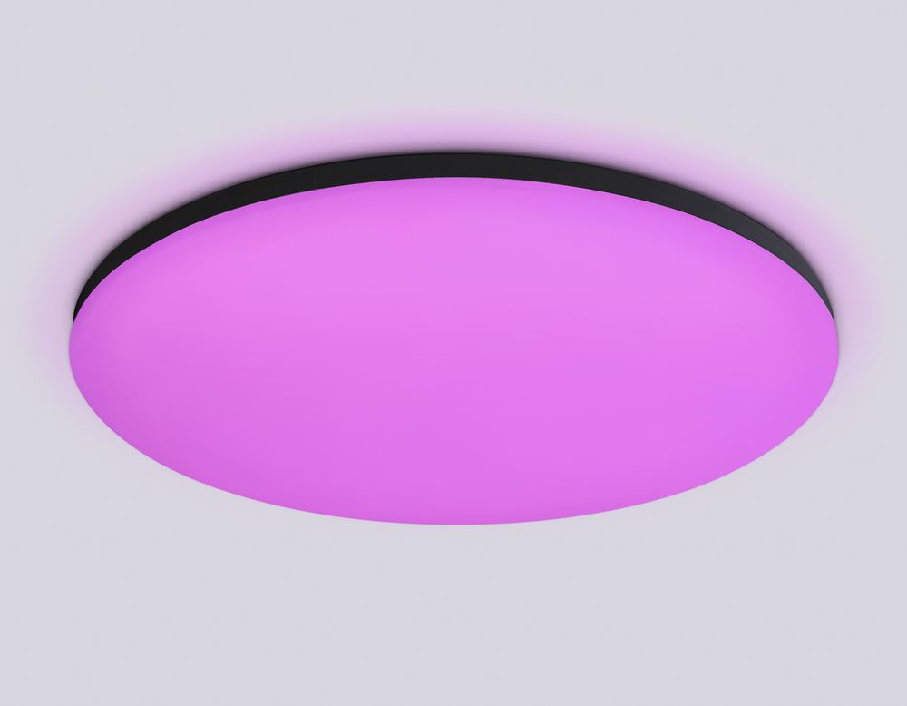 FZ2005 BK черный IP54 25W 3000K-6500K+RGB Wi-Fi Алиса/Tuya/Smart Home/Alexa D370*55 (ПДУ ИК)