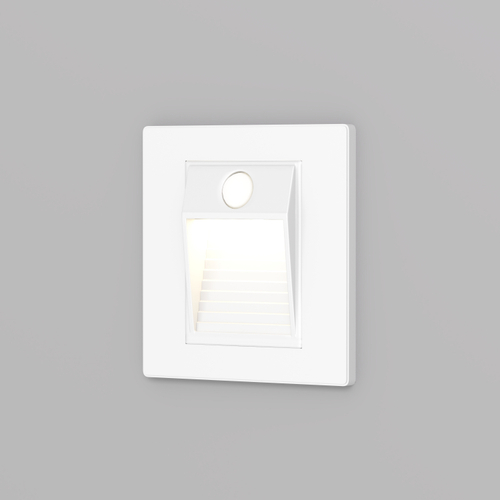 Купить DK1020-WH Светильник встраиваемый в стену c датчиком движения, IP 20, LED 3000, 1 Вт, белый, пластик