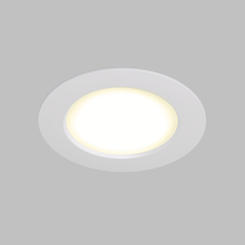 Купить DK3046-WH Встраиваемый светильник, IP 20, 5Вт, LED, белый, пластик