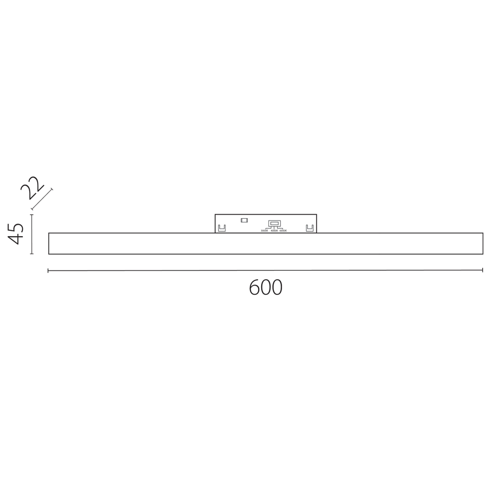 269606CCT Светильник трековый 48V UNO CCT LED 24W 1130LM 120G БЕЛЫЙ МАТОВЫЙ 3000/4000/6000K/SMART