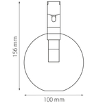 207637 Светильник 48V д/1-фазн трека DUE LED 3W 120LM 100G ЧЕРНЫЙ 3000K IP20