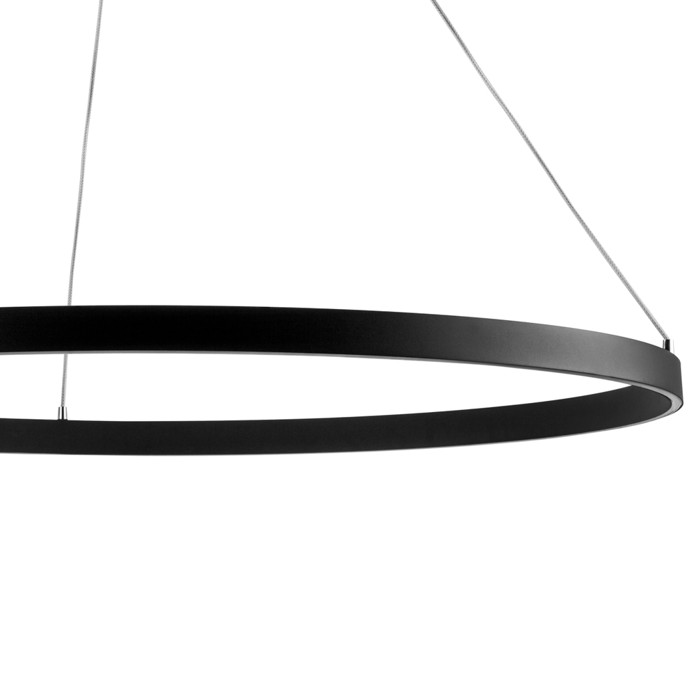 748057 Люстра SATURNO LED 75W 5800LM 70G ЧЕРНЫЙ 3000-6000K