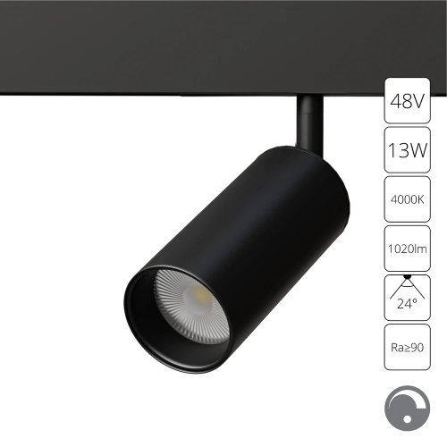Купить Магнитный трековый светильник Arte Lamp LINEA 0.1-10V A4681PL-1BK