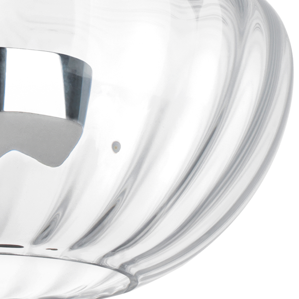 804400 Люстра ASTRA LED 12W 600LM ХРОМ/ПРОЗРАЧНЫЙ 3000K
