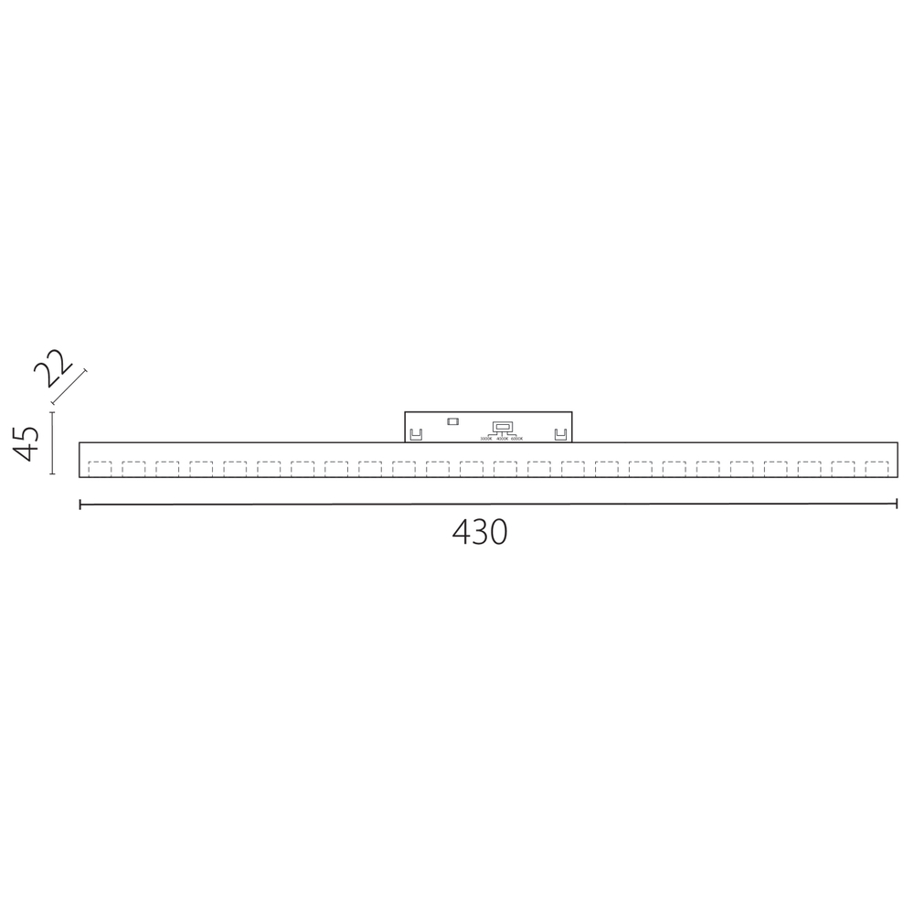259206CCT Светильник трековый 48V UNO CCT LED 24W 1390LM 24G БЕЛЫЙ МАТОВЫЙ 3000/4000/6000K/SMART