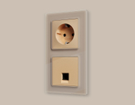 MA612005 Комплект механизма компьютерной розетки RJ-45 экранированной с автоматической защитной шторкой ALFA Шампань QUANT (AP6120, VM185)