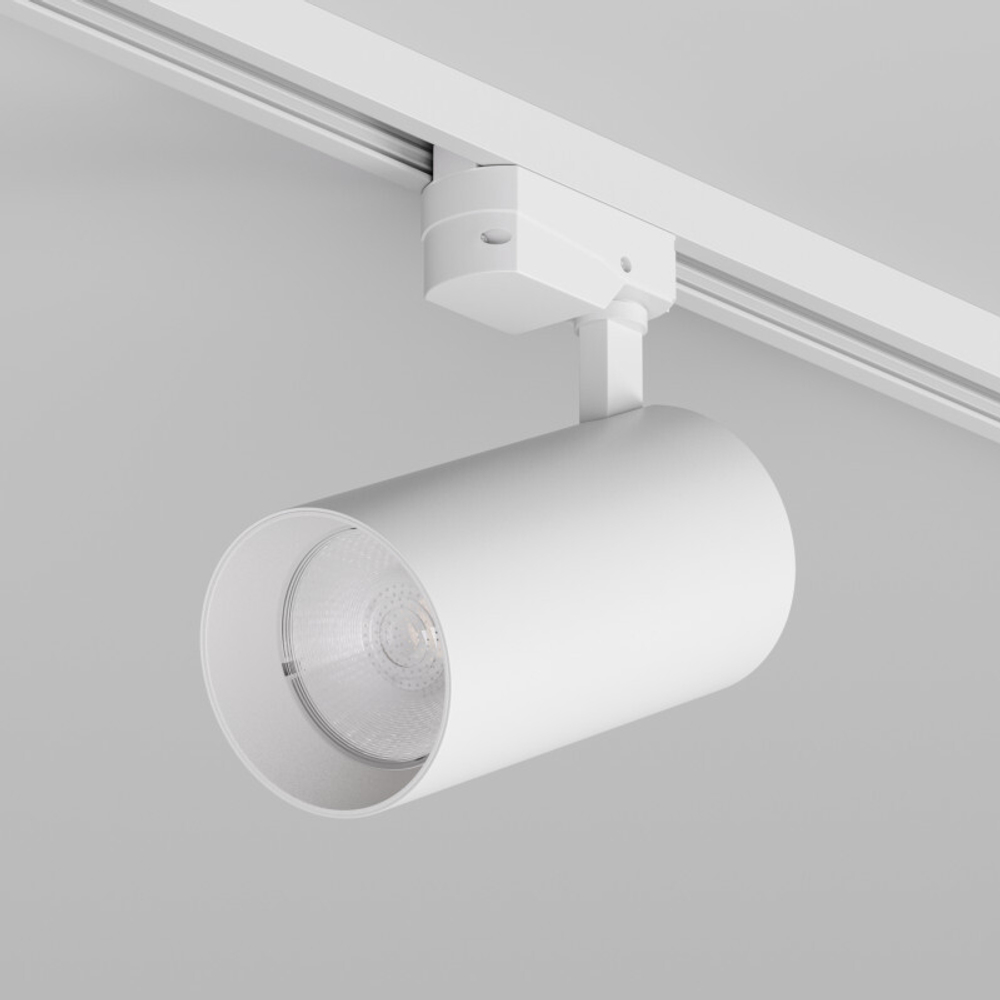 DK6456-WH Трековый светильник SOLID KOPER, 155мм, d80, 220V, LED 4000K, 30W, IP20, белый, алюминий