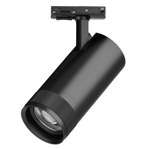 Купить C4307SS Светильник CANNO PRO д/треков BARRA LED 30W 2100LM 20-55G ЧЕРНЫЙ 2700-4200-6000K IP20 с тонким адаптером (304307 + 592007-SS)
