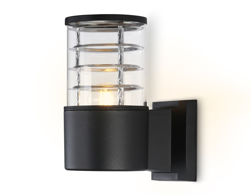 Купить ST2522 BK/CL черный/прозрачный IP54 E27 max 40W 200*110*155