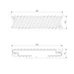 Светодиодный настенный светильник с хрусталем 101005 LED никель хрусталь Strotskis