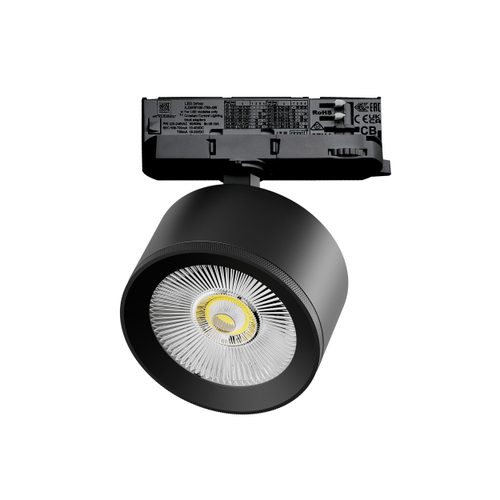 Купить A5547QT Светильник ALTA PRO для трековой системы Quattro LED 15W 1700LM 36G ЧЕРНЫЙ 4000K с адаптером (215547 + 594037)