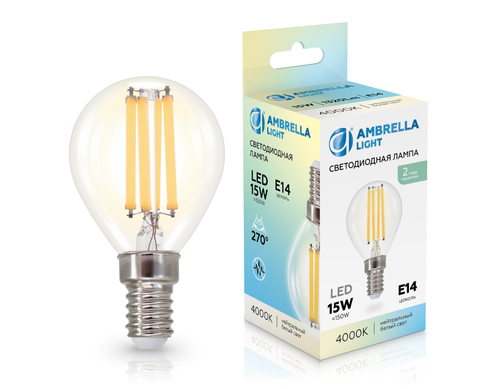Купить 451534 Filament LED P45 15W E14 4000K 220-240V