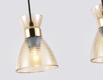 TR3404/3 BK/FGD/TI черный/золото/янтарь E27/3 max 60W 550*135*1000