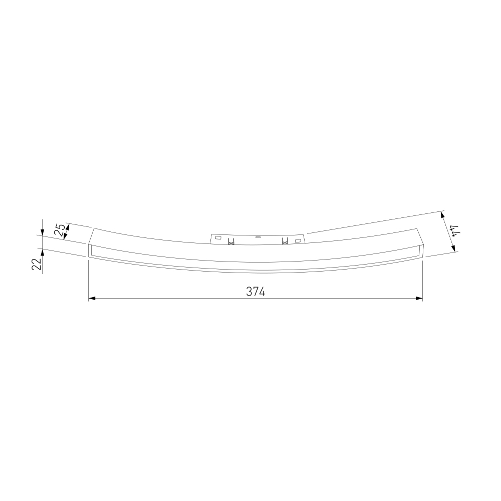 Slim Magnetic Трековый светильник для радиусного шинопровода 16W 4200K Planar чёрный Ø 1200мм 85182/01