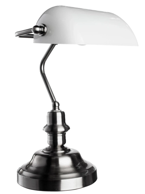 Купить Кабинетная настольная лампа Arte Lamp BANKER A2491LT-1SS