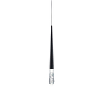 807007-4 Подвес PUNTO MINI с декоративной насадкой (капля) (807007+807000-4) LED 4W 282LM 24G ЧЕРНЫЙ 3CCT 3000/4000/6000K