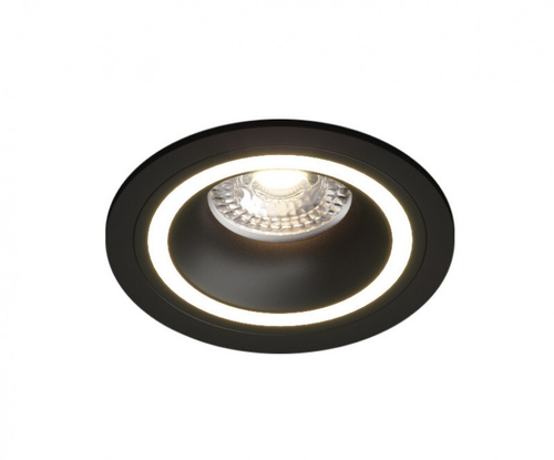 Купить DK2060-BK Встраиваемый светильник IP 20, до 15 Вт, GU10, LED, черный, алюминий
