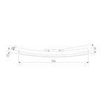 Slim Magnetic Трековый светильник для радиусного шинопровода 16W 4200K Planar чёрный Ø 1200мм 85182/01