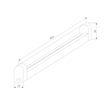 Светильник стационарный светодиодный Led Stick 18 Вт 6500К 90 см 55001/LED