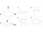FA8524 BK черный 146W 3000K-6400K+RGB 560*500*150 (ПДУ РАДИО 2.4G)