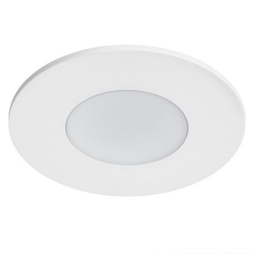 Купить 012806 Рамка (светильник) PVC д/LED-модулей 941хх и LED-ламп D50мм PIANO ROUND БЕЛЫЙ IP65