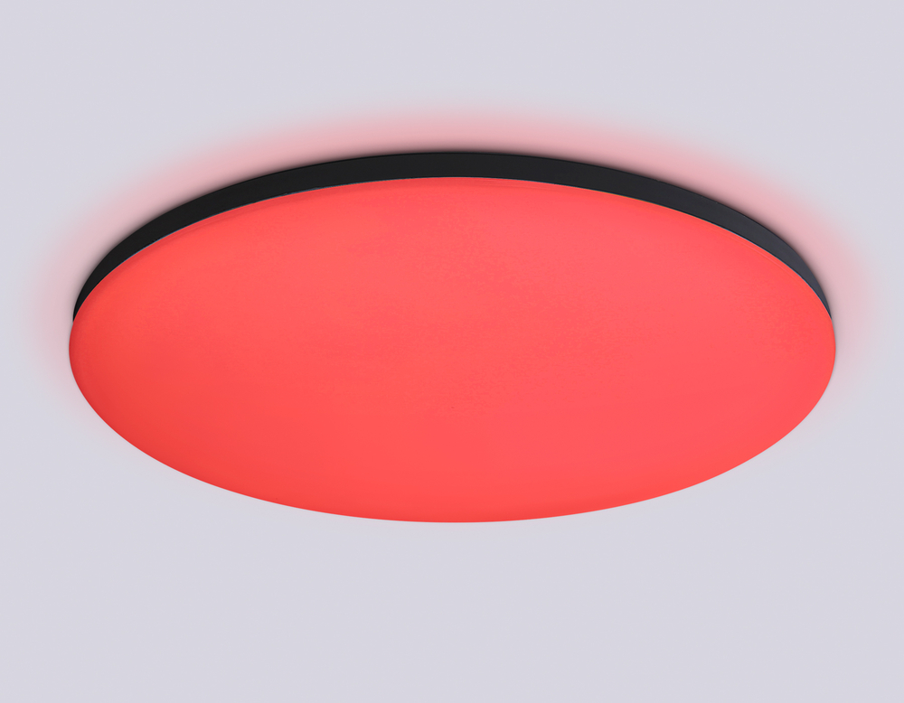 FZ2005 BK черный IP54 25W 3000K-6500K+RGB Wi-Fi Алиса/Tuya/Smart Home/Alexa D370*55 (ПДУ ИК)