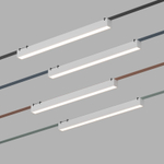 DK5676-WH Cветильник для трека-ремня Belty Smart, серия Linear, со светодиодом, L642*W40*H45мм, 48V DC, 24W, RA90, 120°, 2700-6000K, IP20, белый, алюминий