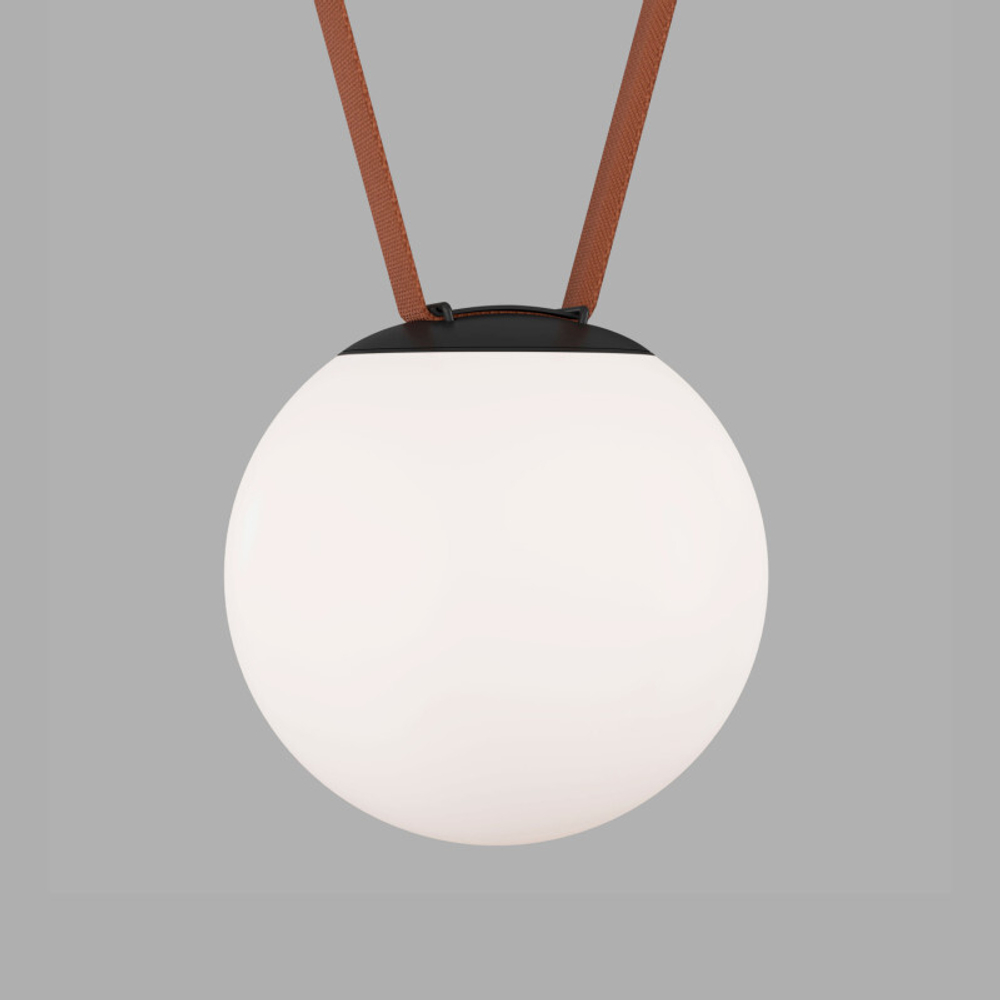 DK5552-BK Cветильник для трека-ремня Belty, серия Orb, со светодиодом, D180*H181мм, 48V DC, 10W, RA90, 120°, 4000K, IP20, белый, акрил