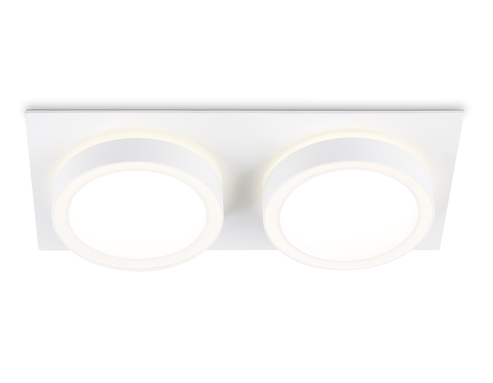 TN52423/2 WH/FR белый/белый матовый GX53 max 12W 210*105*45