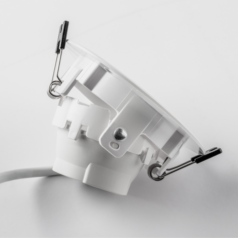 012206 Рамка (светильник) PVC д/LED-модулей 941хх и LED-ламп D50мм ANELLO ROUND БЕЛЫЙ