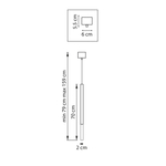 LT7473332 Люстра TUBO LED 5W 300LM 360G ЗОЛОТО 3000K (747333+574702)